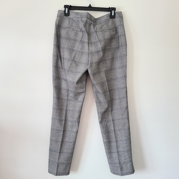 Zara gray plaid straight ankle pants - Picture 5 of 9